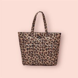 UGG Tan and Black Leopard Tote